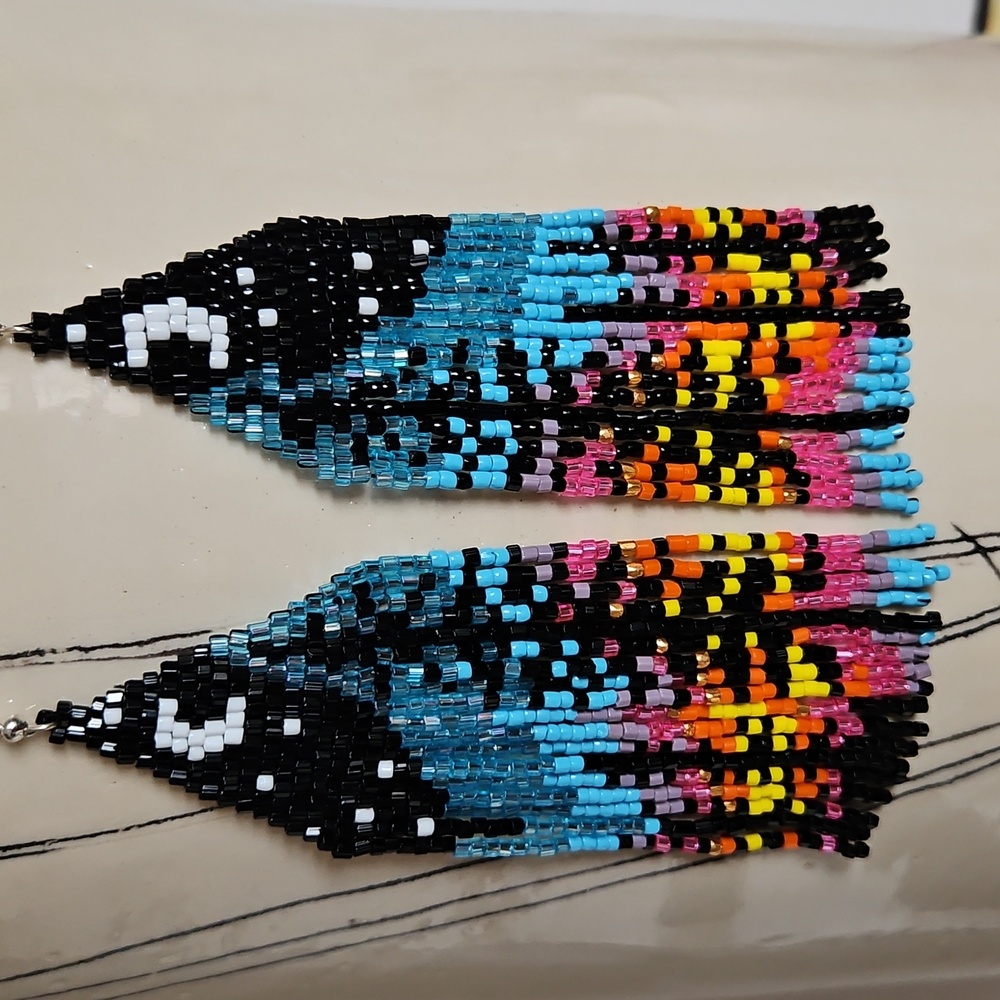 Indigenous Made Beaded Earrings